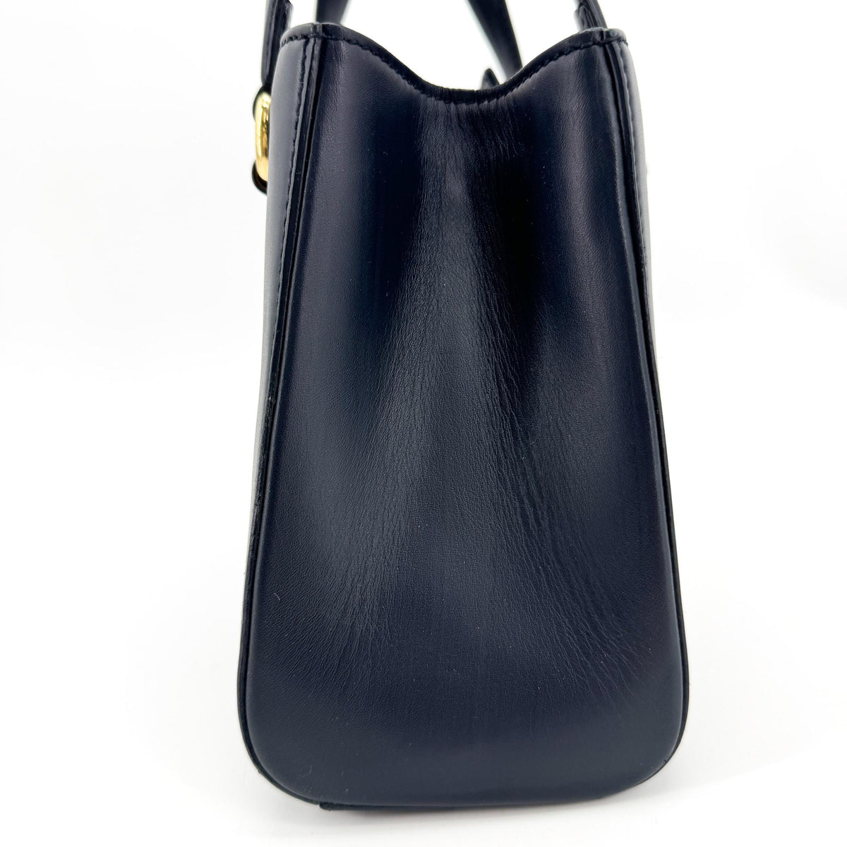 Gucci Sylvie Leather Mini Top Handle Bag Black
