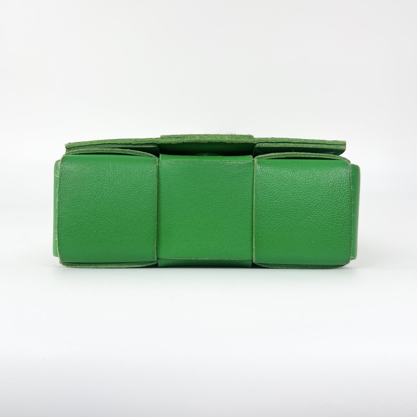 Bottega Veneta Cassette Bag Mini Parakit Green