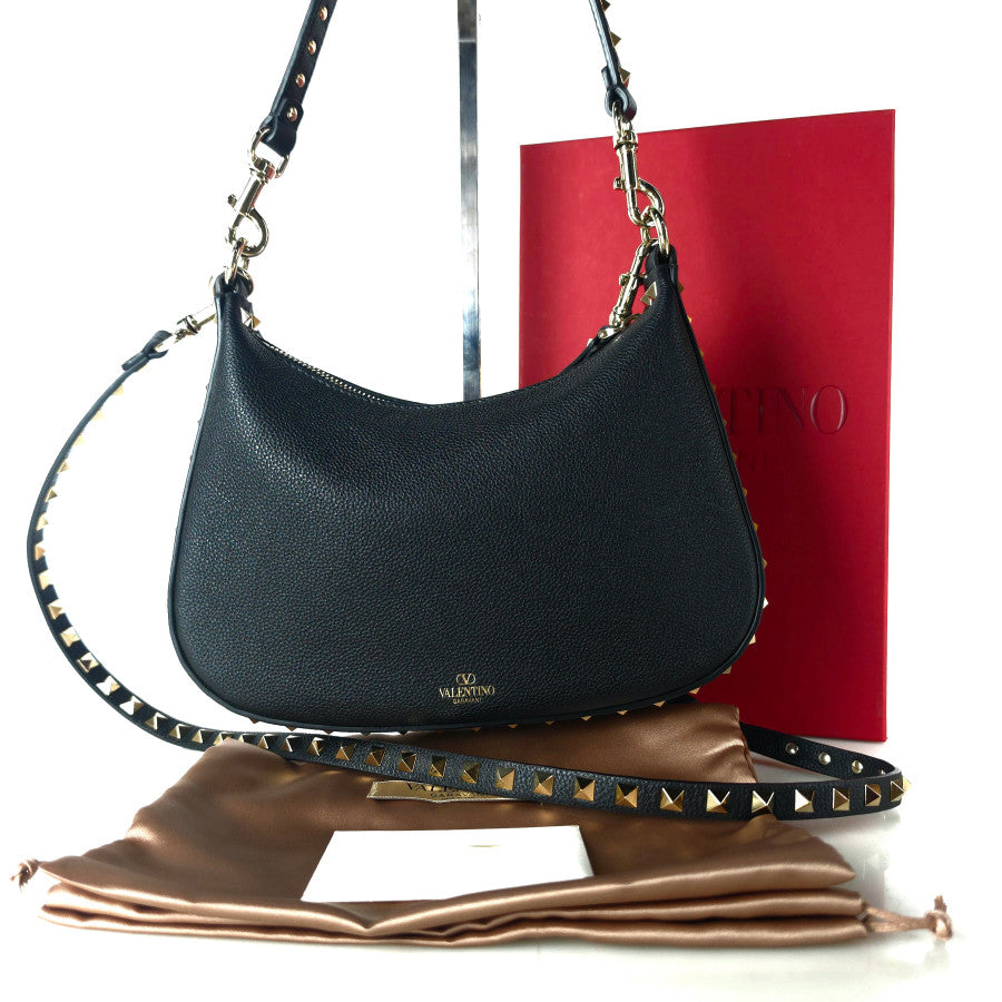 Small studded hobo bag shoulder bag crossbody bag P06Z66TAG0NO