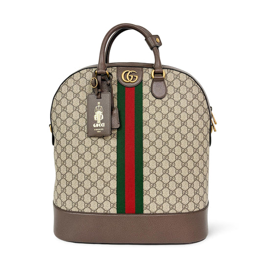 Gucci Ophidia GG Medium Tote Bag Brown