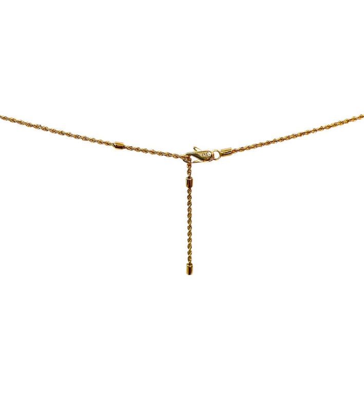 Fred Large 18K Pavé Diamond Post Necklace
