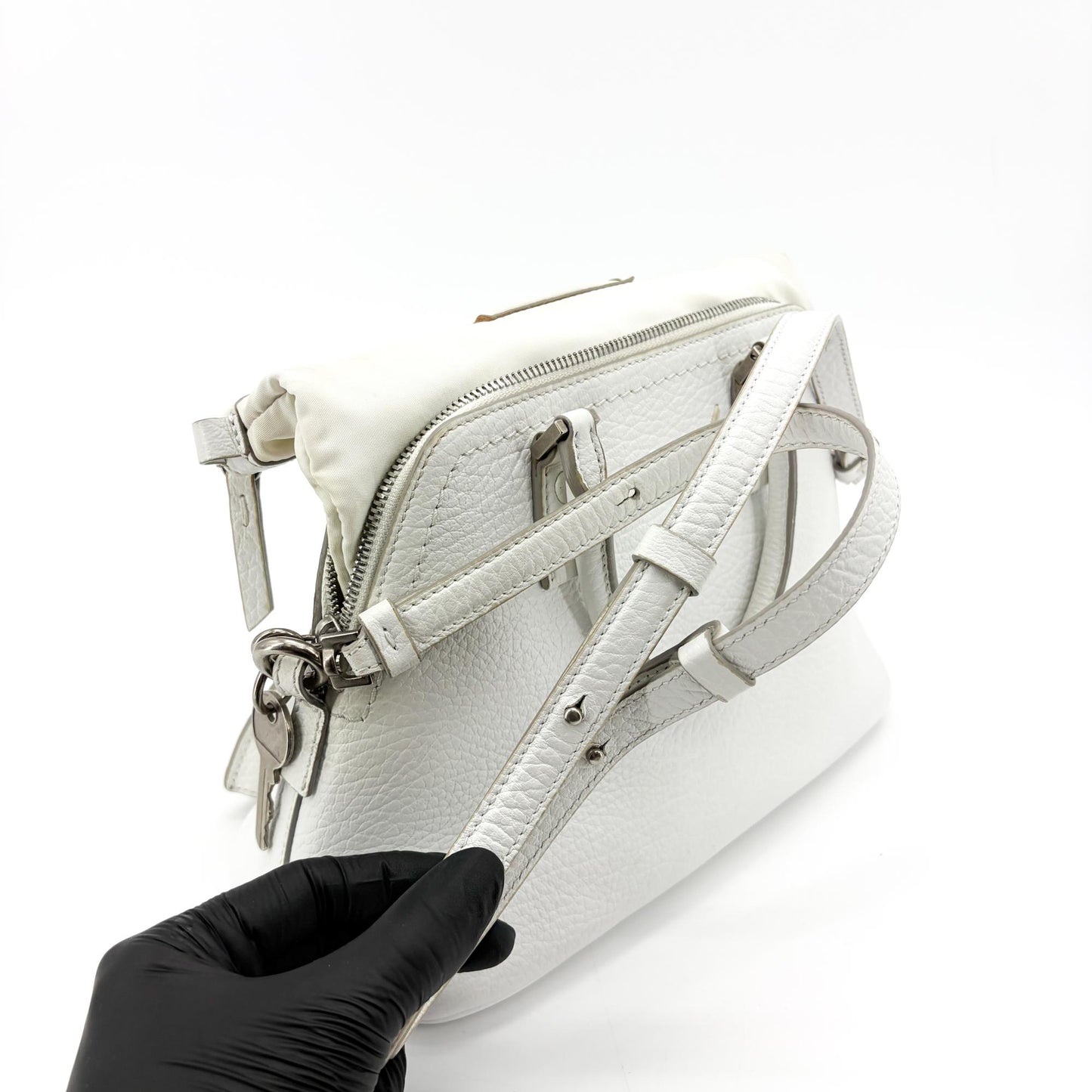 Maison Margiela 5AC Mini Tote Bag White