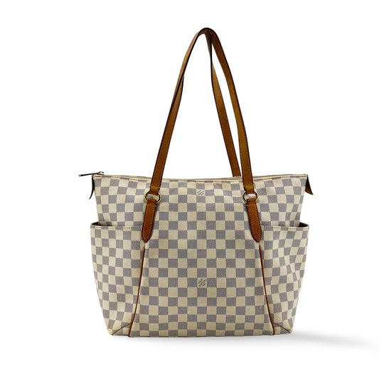 Louis Vuitton Damier Azur Totally MM Crossbody Bag