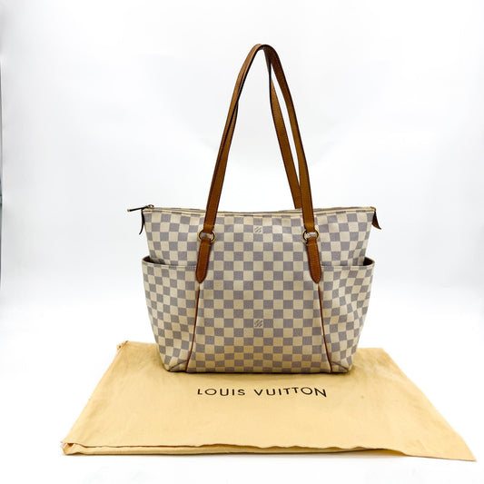Louis Vuitton Damier Azur Totally MM Crossbody Bag