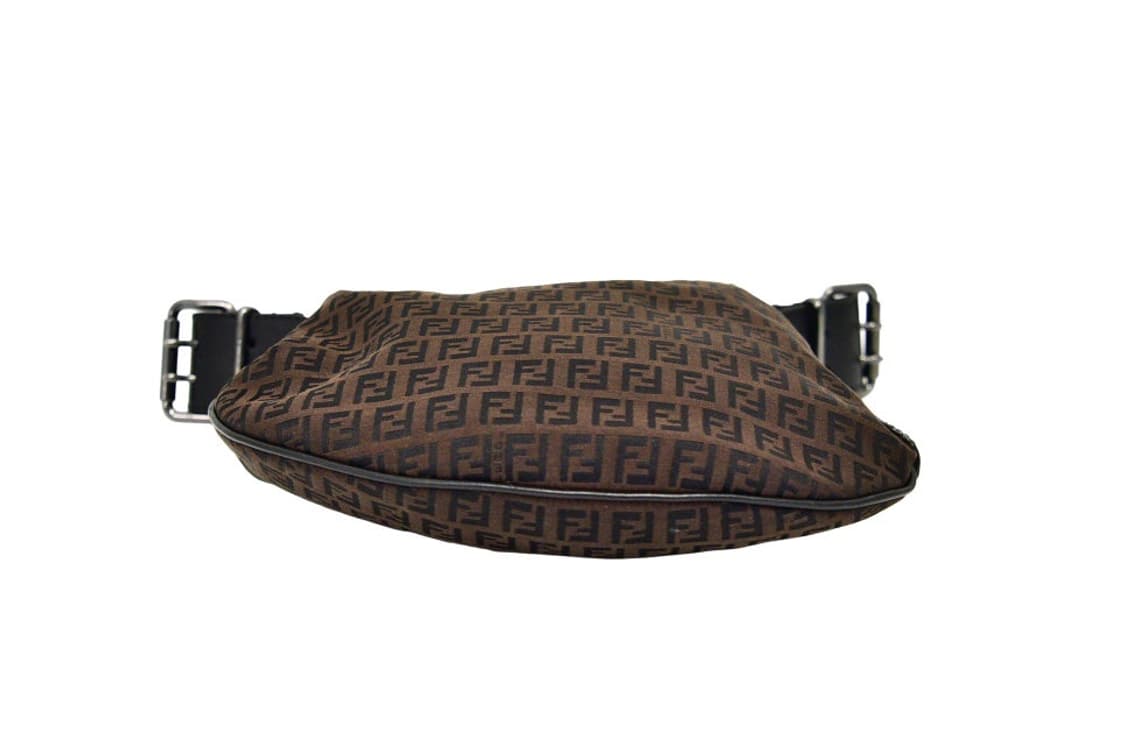 Fendi Zucca Oyster Shoulder Bag