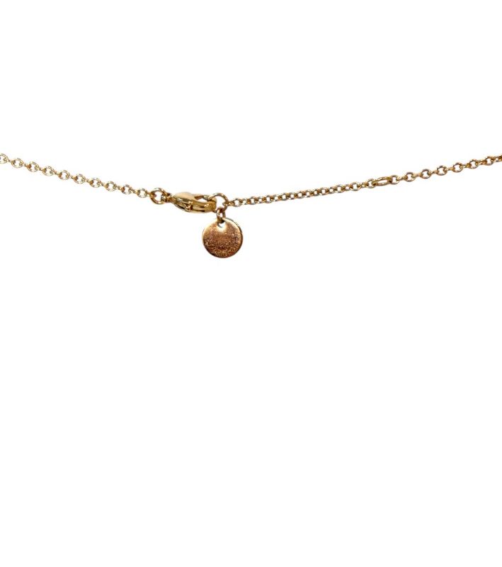 Dior Claire D Rune Gold Necklace