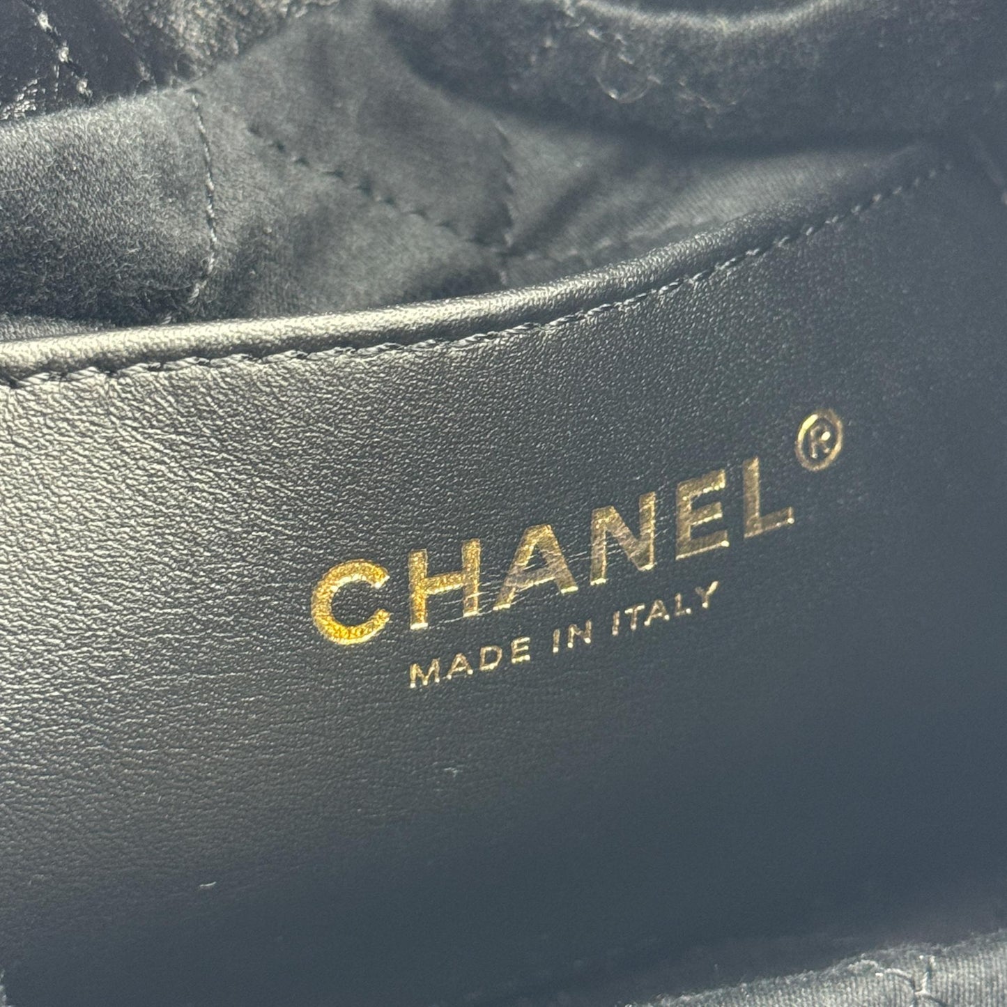 Chanel 22 Mini Bag Black with Gold Hardware