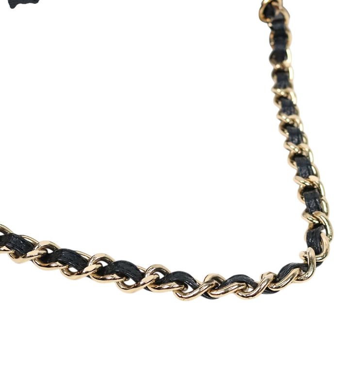 Chanel Black Caviar Quilted CC Chain Shoulder Bag
