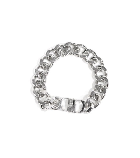 Dior Bold Chain CD Silver Bracelet