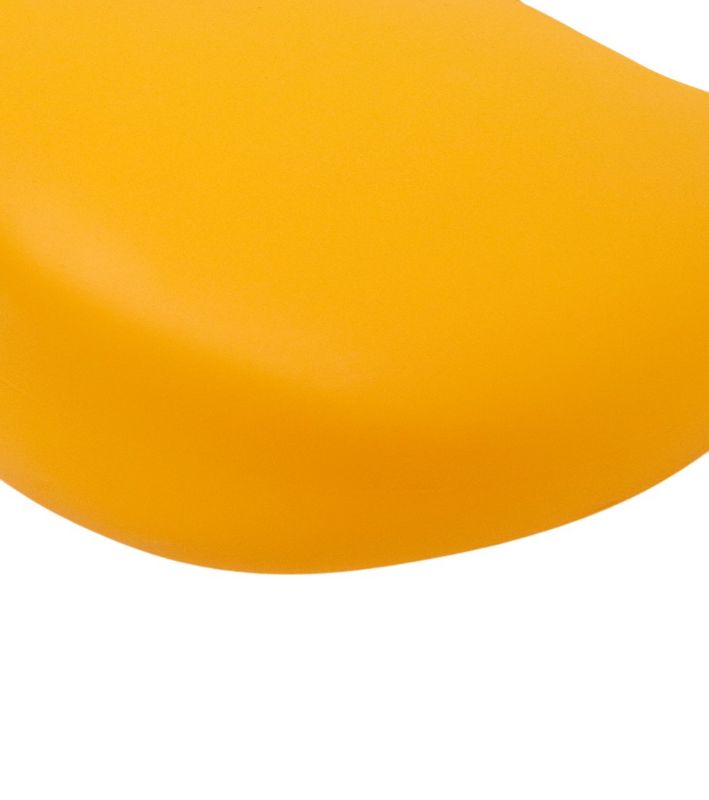 Bottega Veneta Yellow Matte Rubber Punch Shoulder Bag