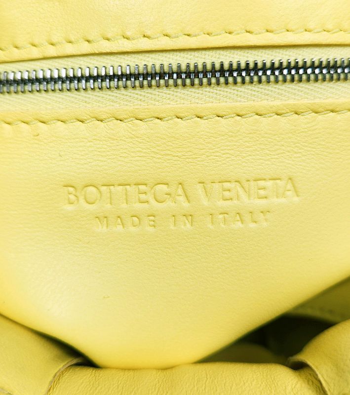 Bottega Veneta Lime Quilted Cassette Bag