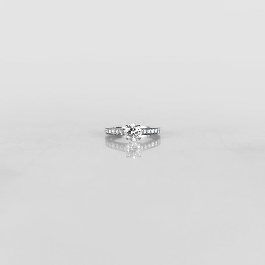48 Diamond Platinum Ring 0.75ct