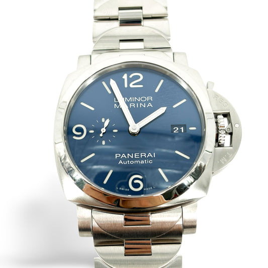 Panerai Luminor Marina Blue 44mm Steel Bracelet
