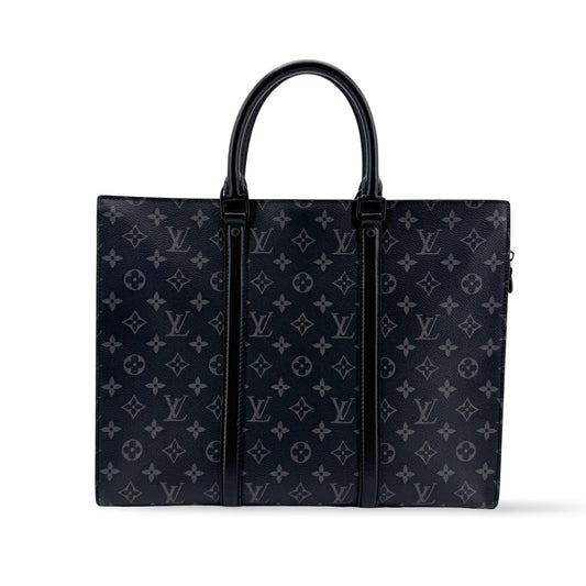 Louis Vuitton Monogram Eclipse Explorer Brief Black