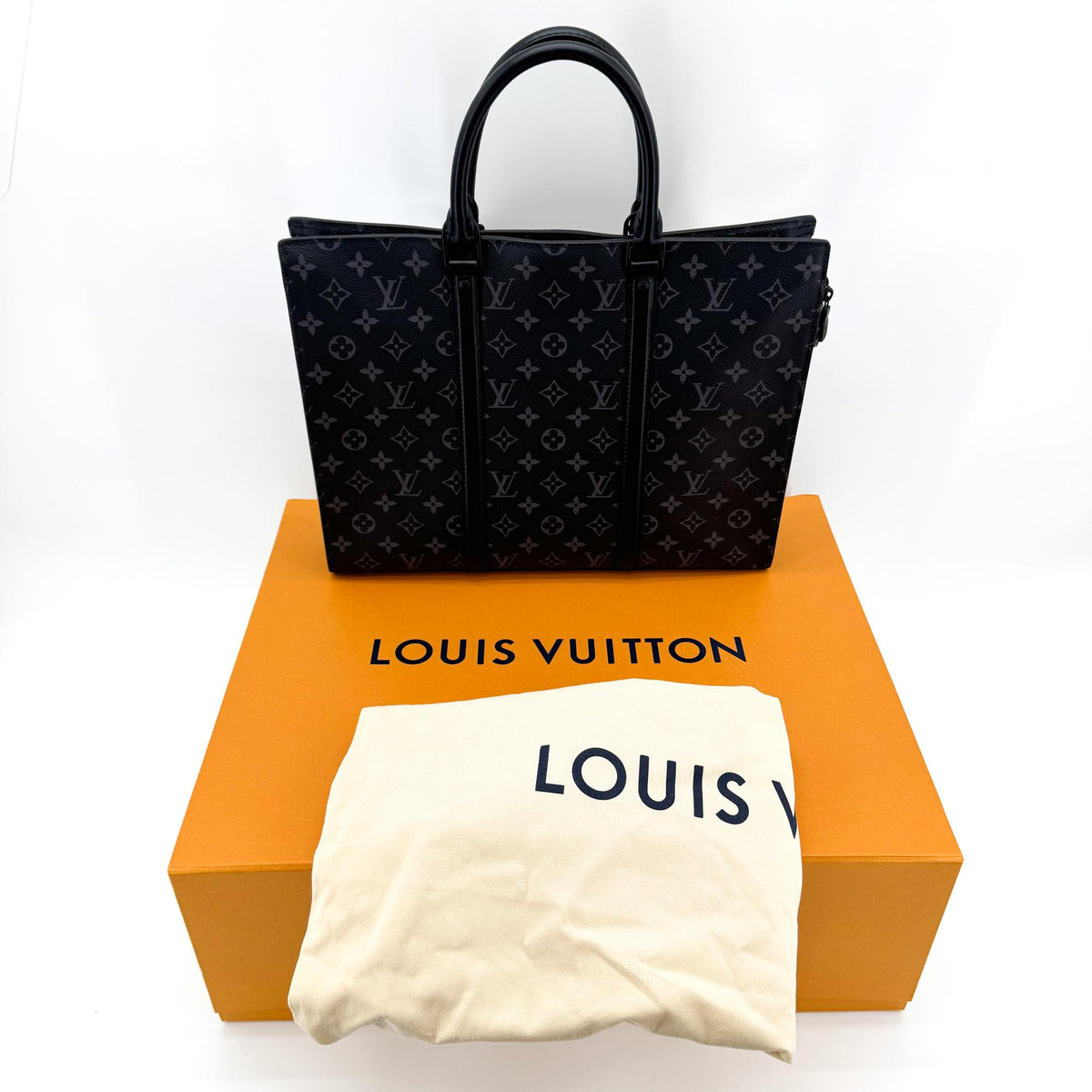 Louis Vuitton Monogram Eclipse Explorer Brief Black