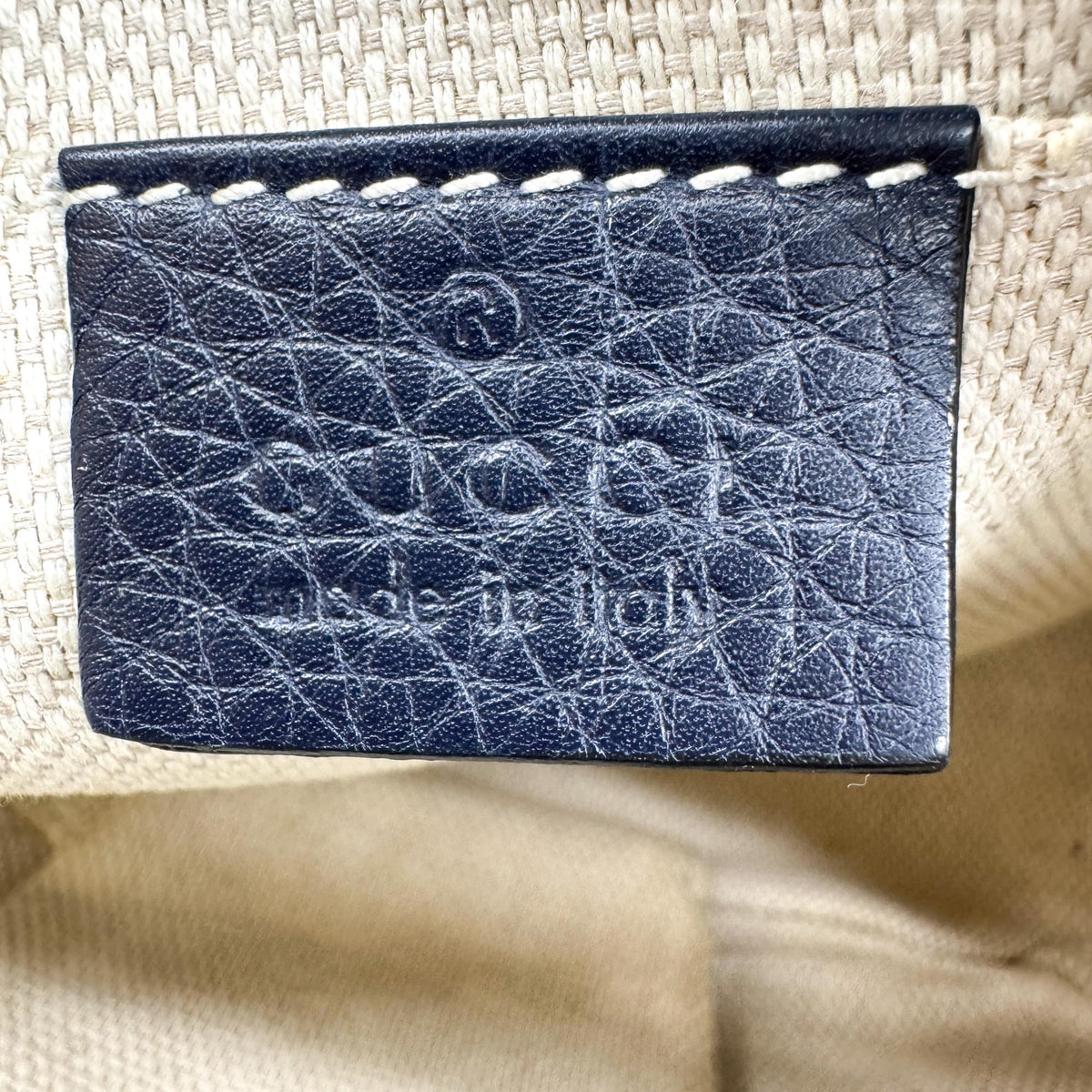 Gucci Soho Disco Crossbody Bag Navy