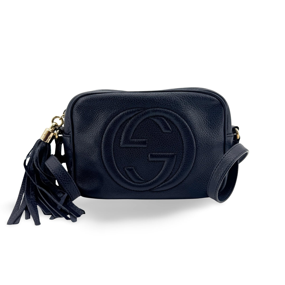 Gucci Soho Disco Crossbody Bag Navy