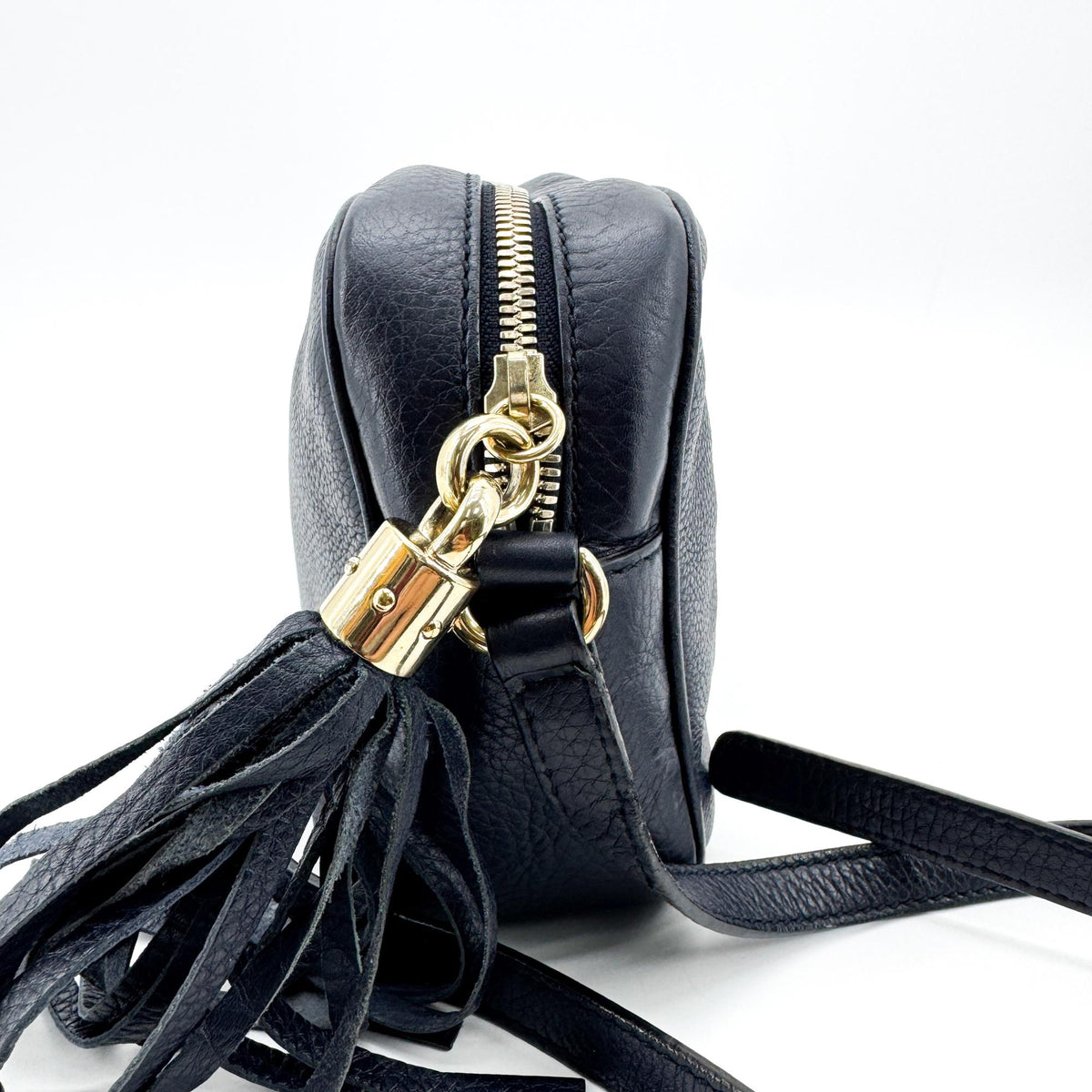 Gucci Soho Disco Crossbody Bag Navy