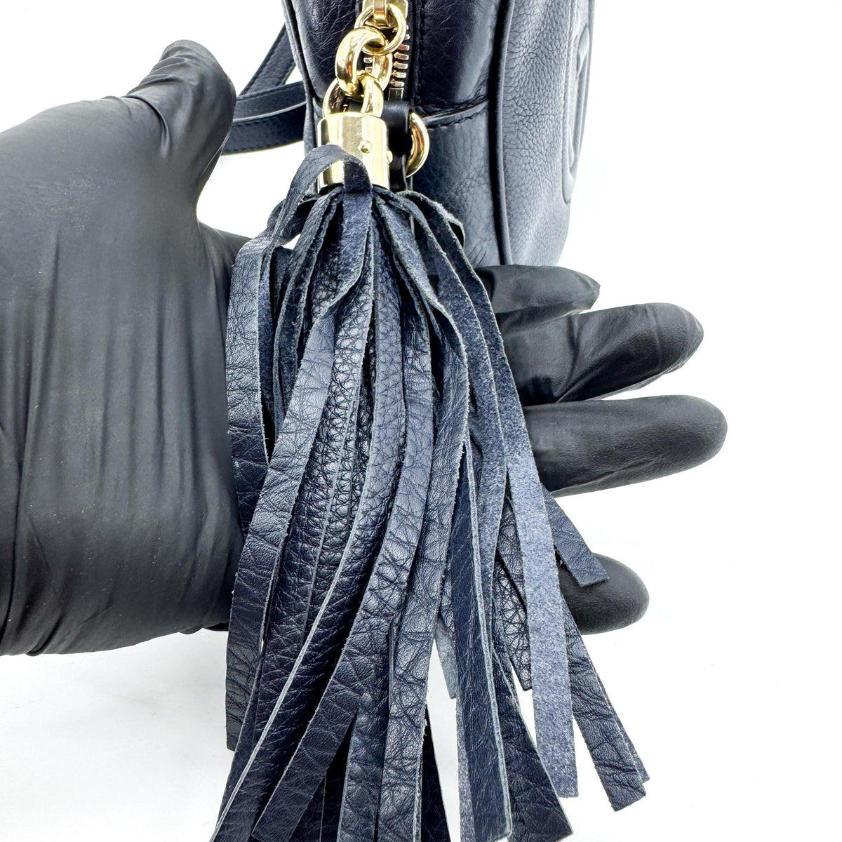 Gucci Soho Disco Crossbody Bag Navy