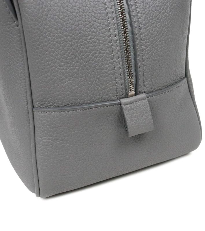 Balenciaga Gray Medium Carry Bowling Bag