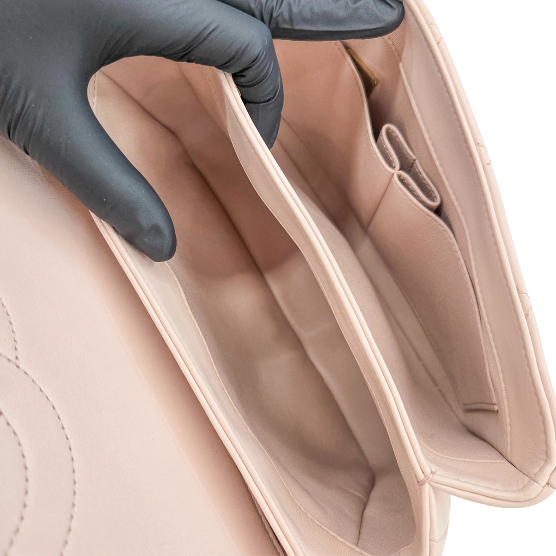 Chanel Small Pink-Beige Trenti CC Shoulder Bag