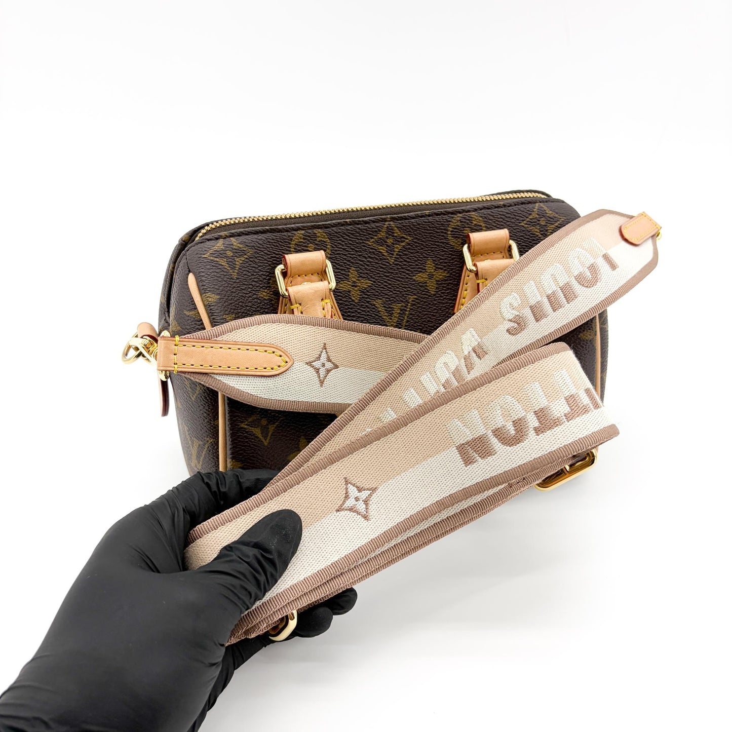 Louis Vuitton Nano Speedy Monogram Brown