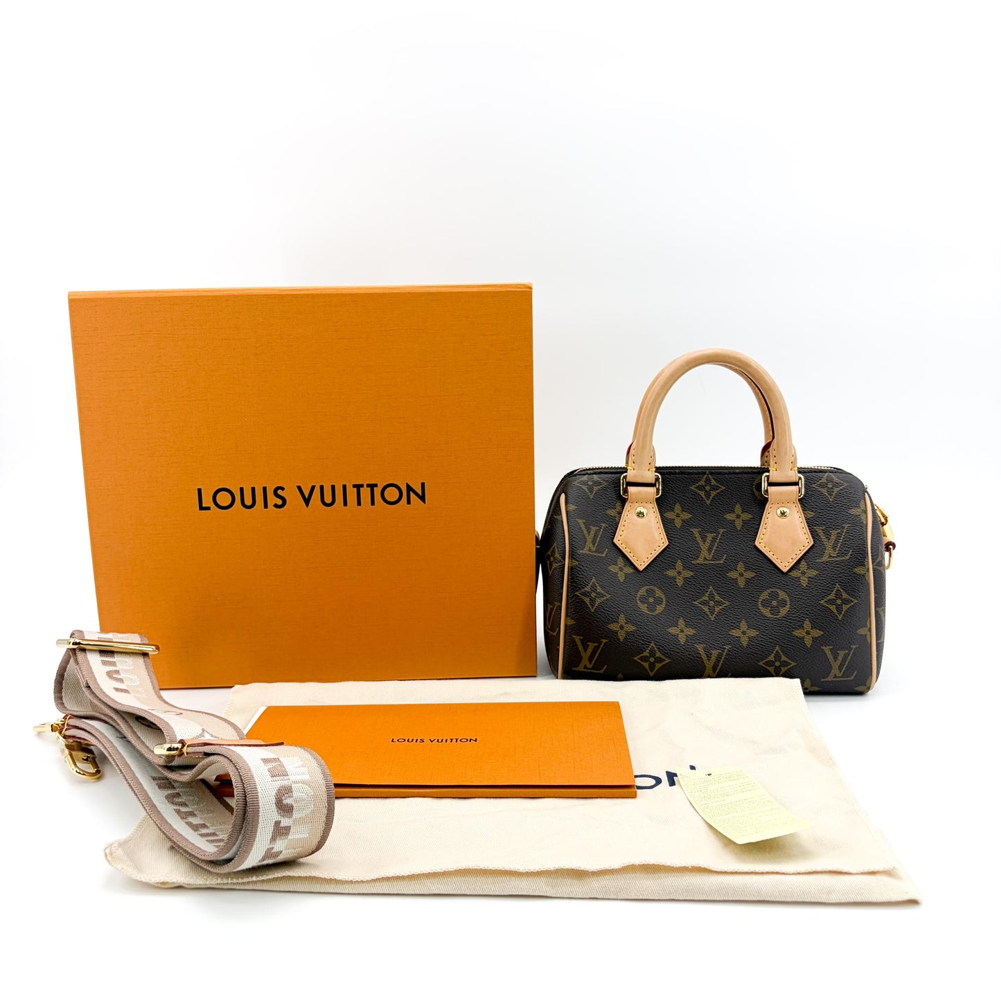 Louis Vuitton Nano Speedy Monogram Brown