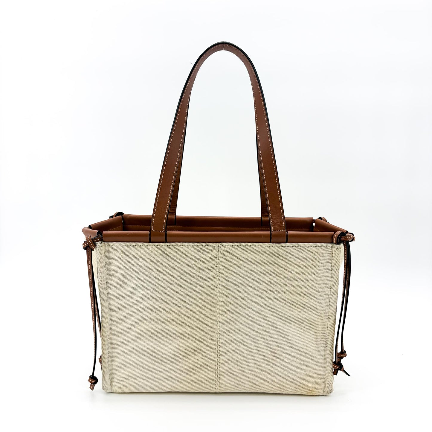 Loewe Small Cushion Tote Bag Ecru Tan