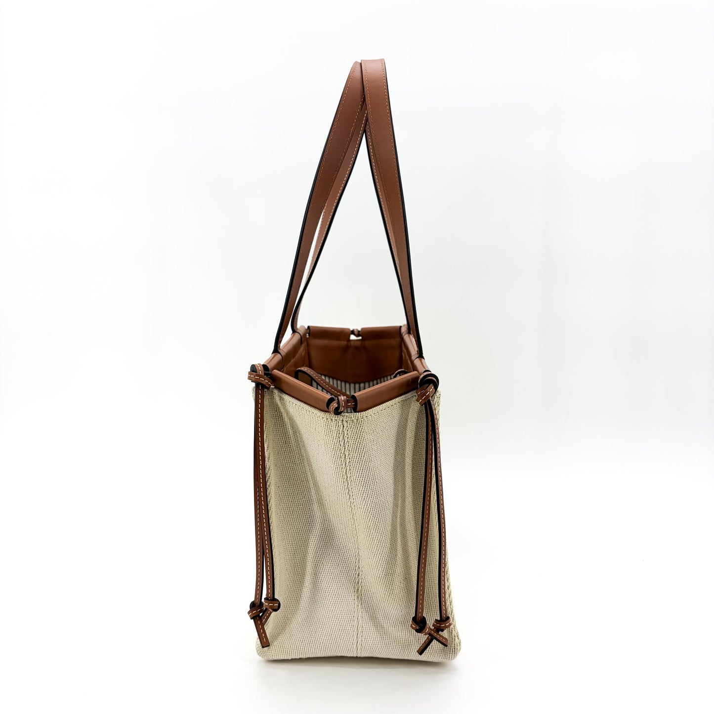 Loewe Small Cushion Tote Bag Ecru Tan