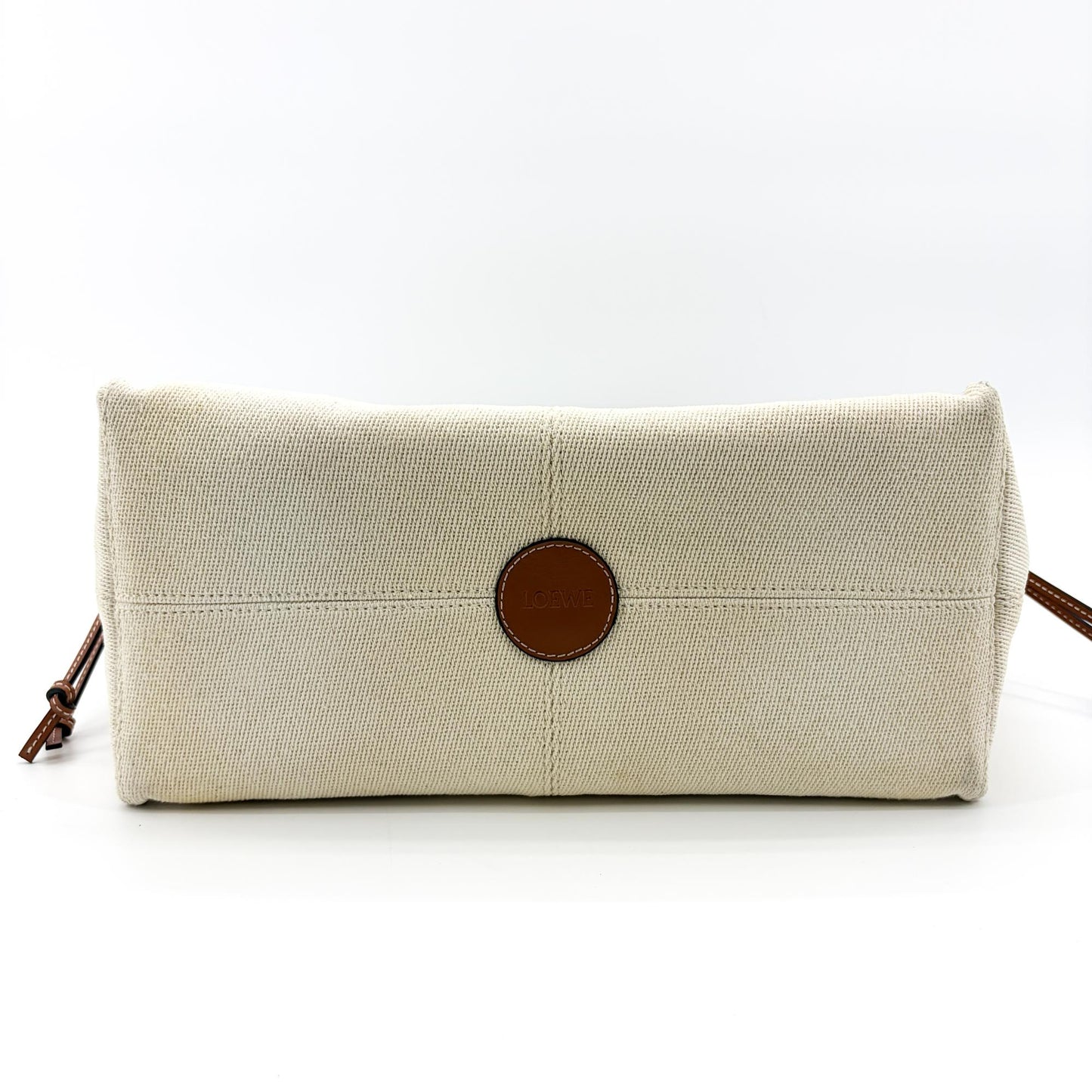 Loewe Small Cushion Tote Bag Ecru Tan