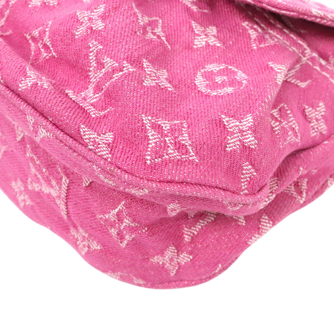 Louis Vuitton Denim Fuchsia Sunset Shoulder Bag