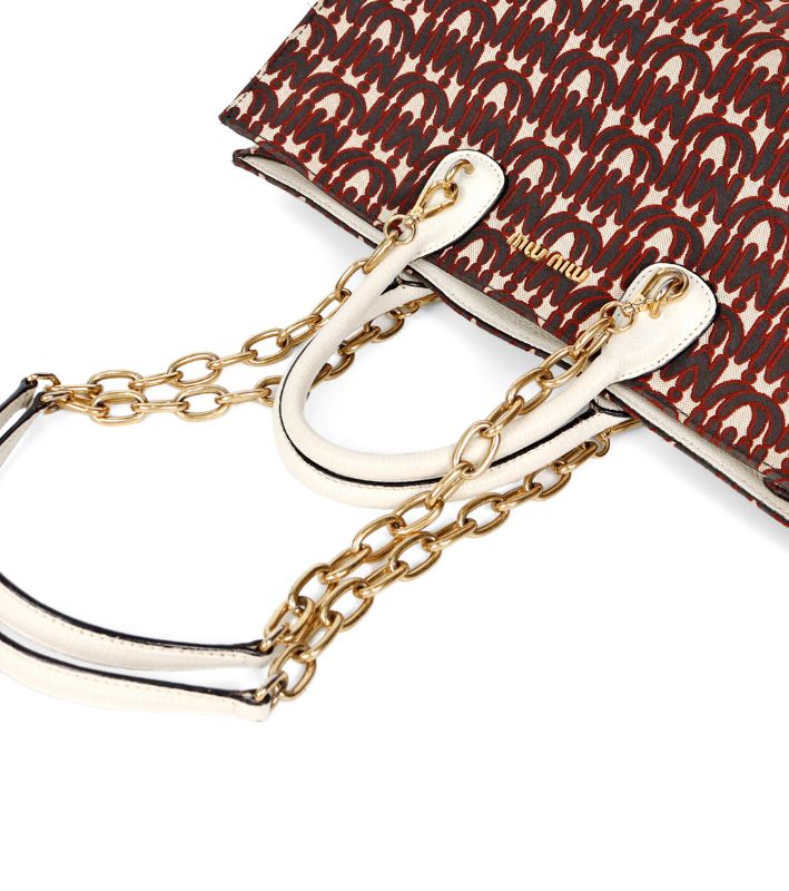 Miu Miu Jacquard shoulder bag