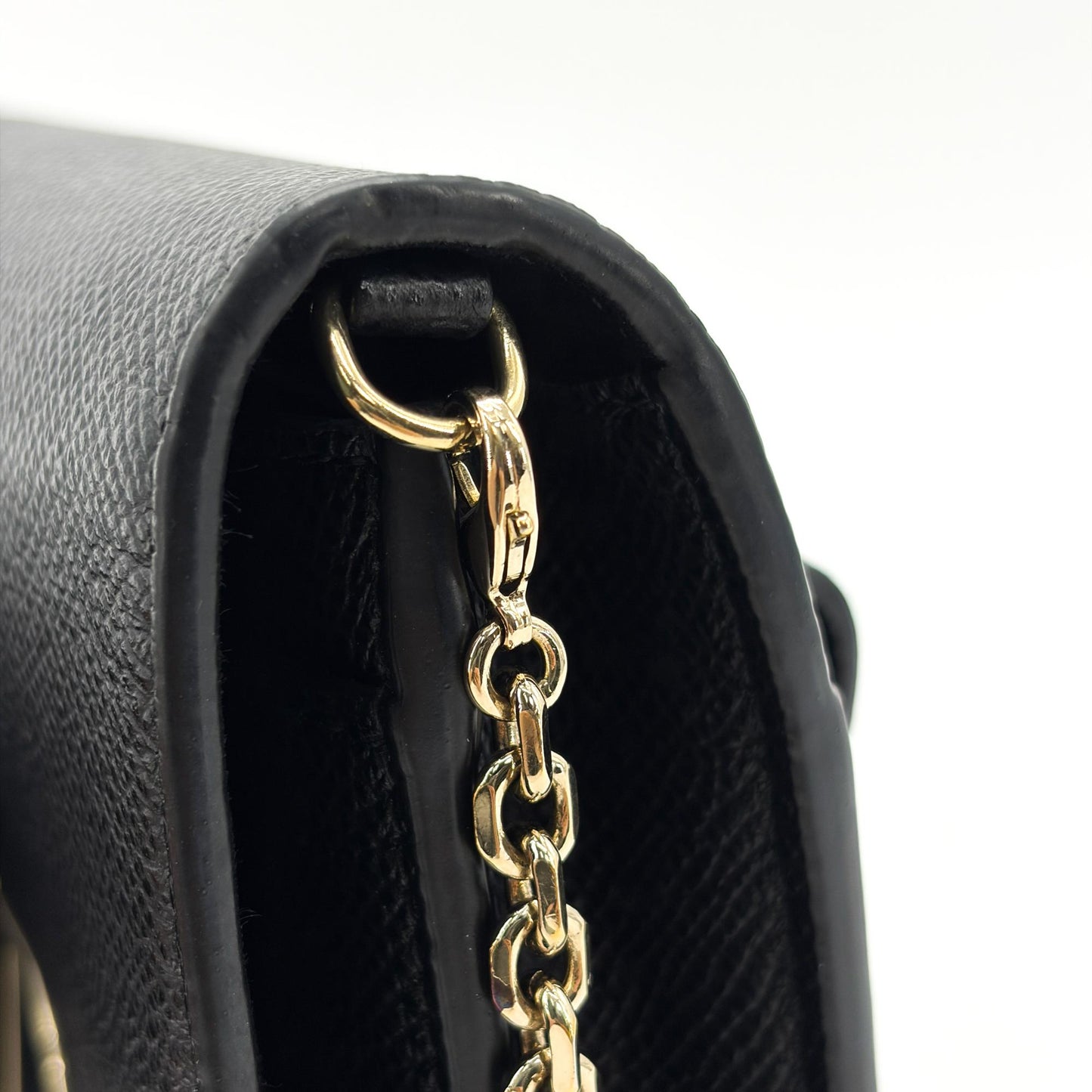 Dior 30 Montaigne 2-in-1 Pouch Black Grain Calfskin