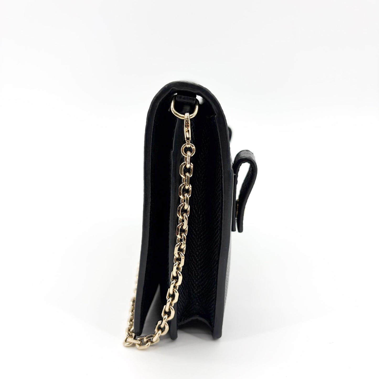 Dior 30 Montaigne 2-in-1 Pouch Black Grain Calfskin