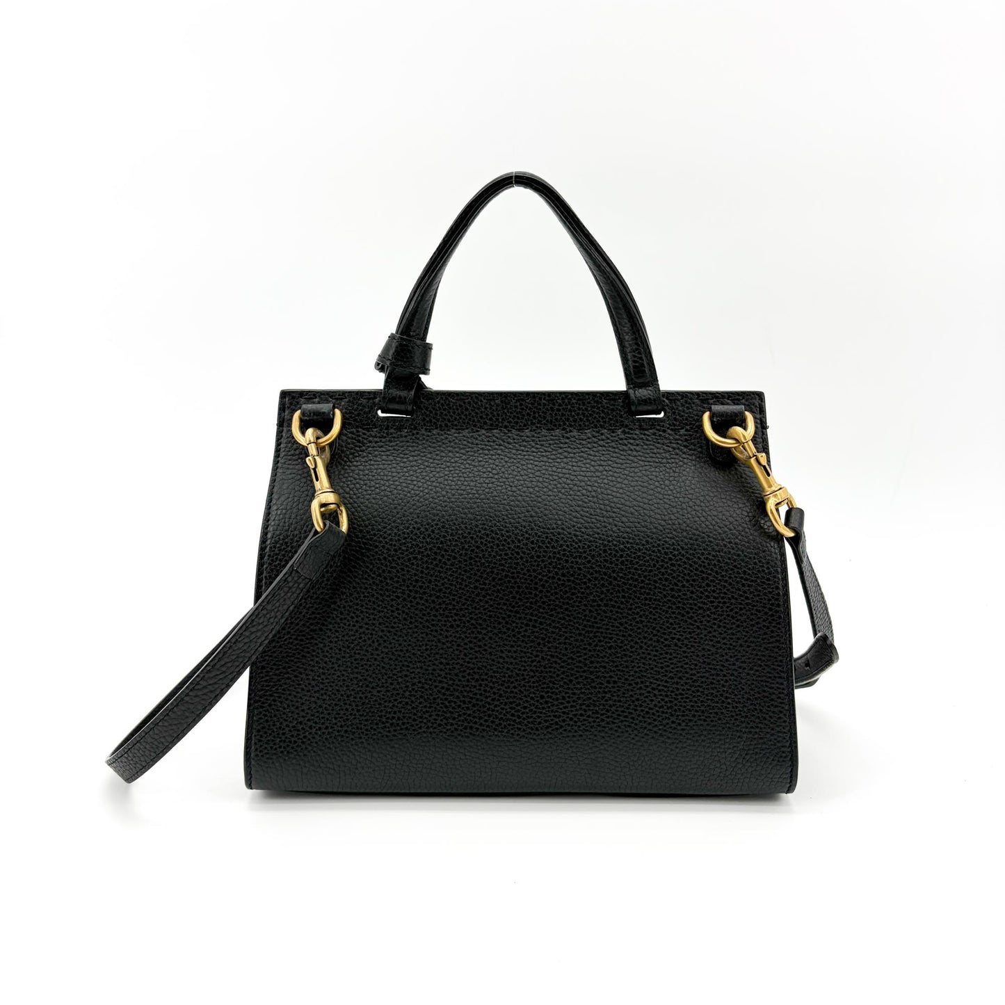 Gucci GG Marmont Small Top Handle Bag Black