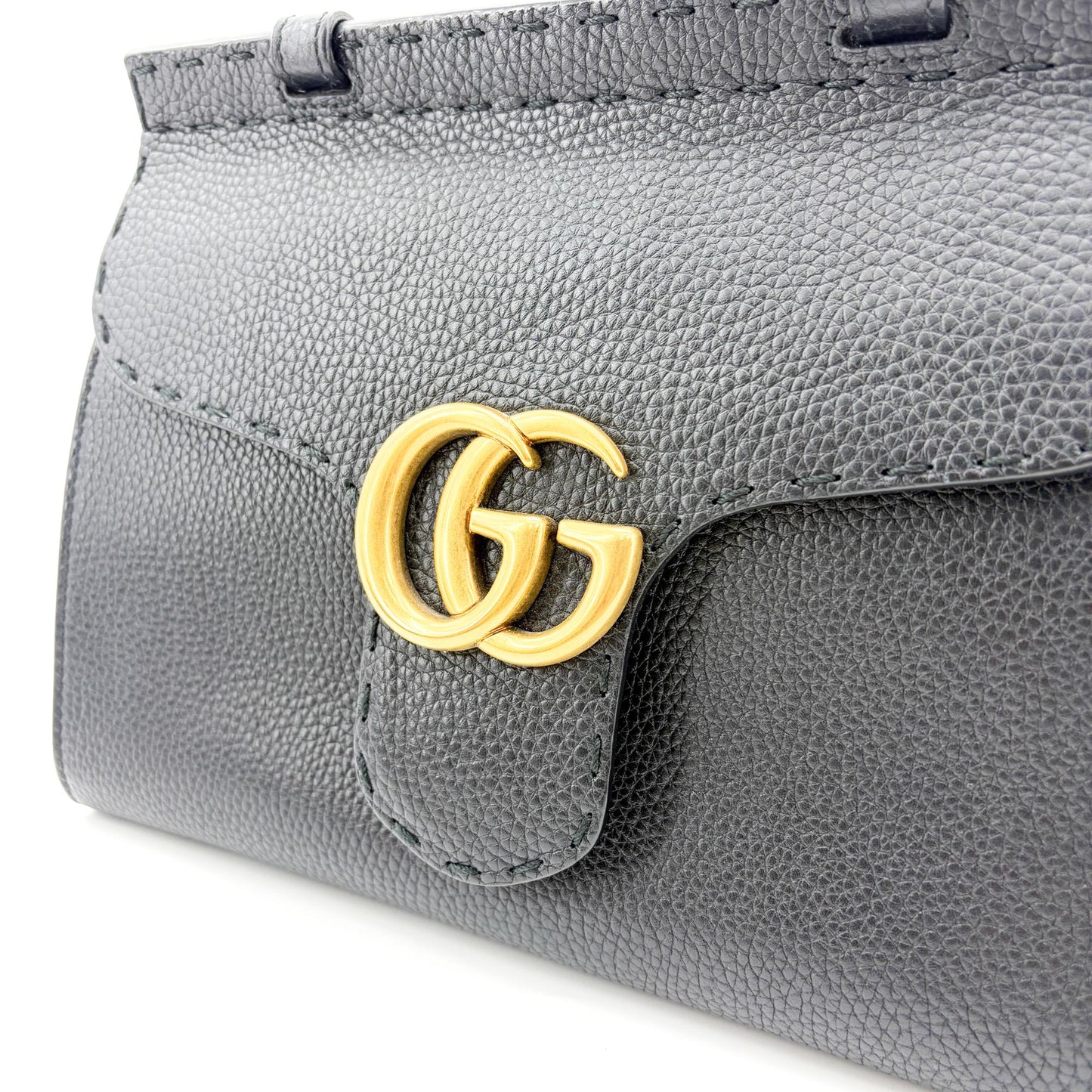 Gucci GG Marmont Small Top Handle Bag Black