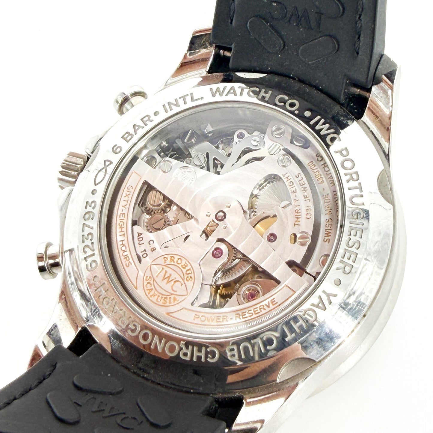 IWC Portugieser Yacht Club Chronograph Ardoise Black Alligator