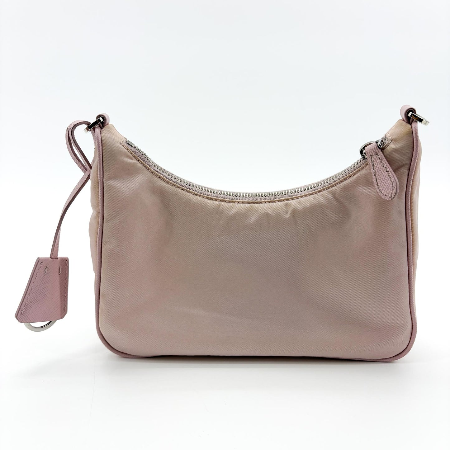 Prada Re-edition 2005 Nylon Mini Bag Alabaster Pink