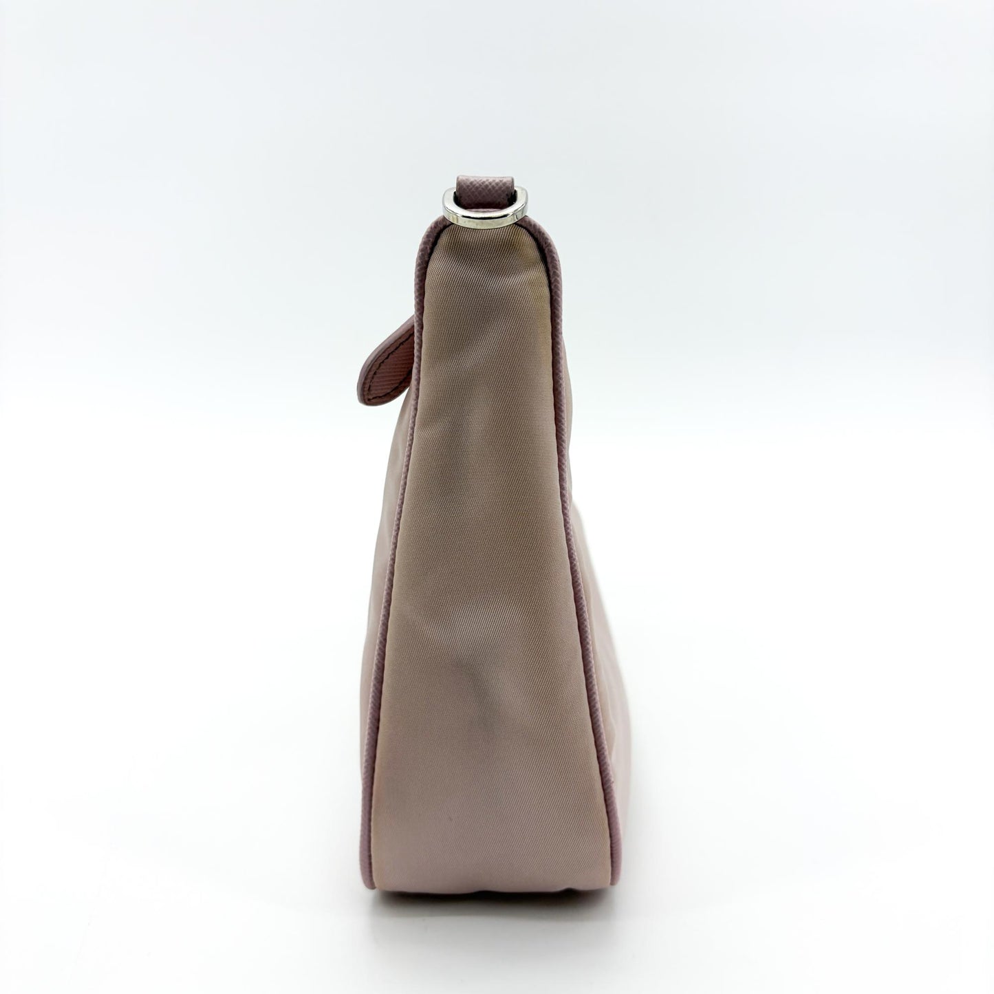 Prada Re-edition 2005 Nylon Mini Bag Alabaster Pink