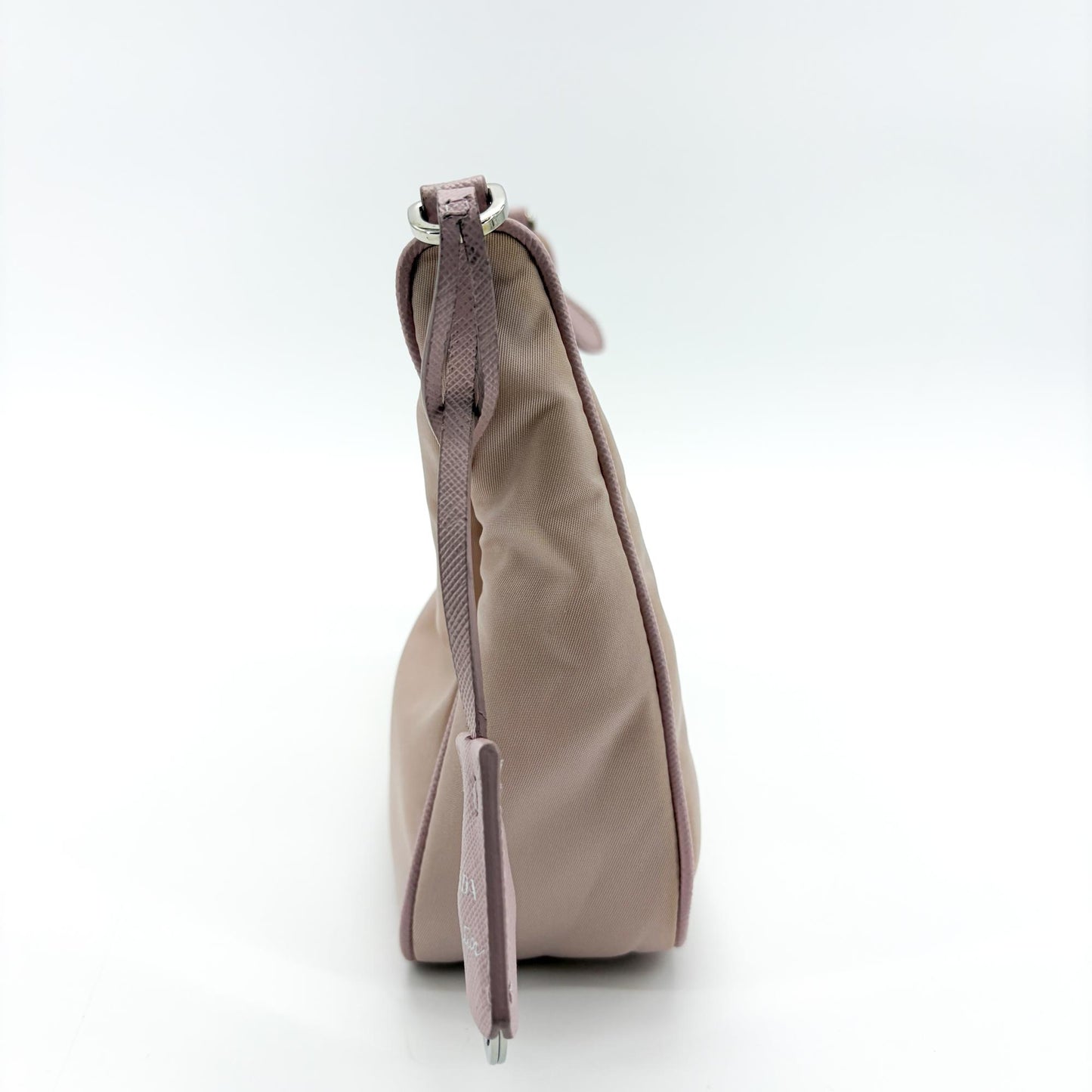 Prada Re-edition 2005 Nylon Mini Bag Alabaster Pink