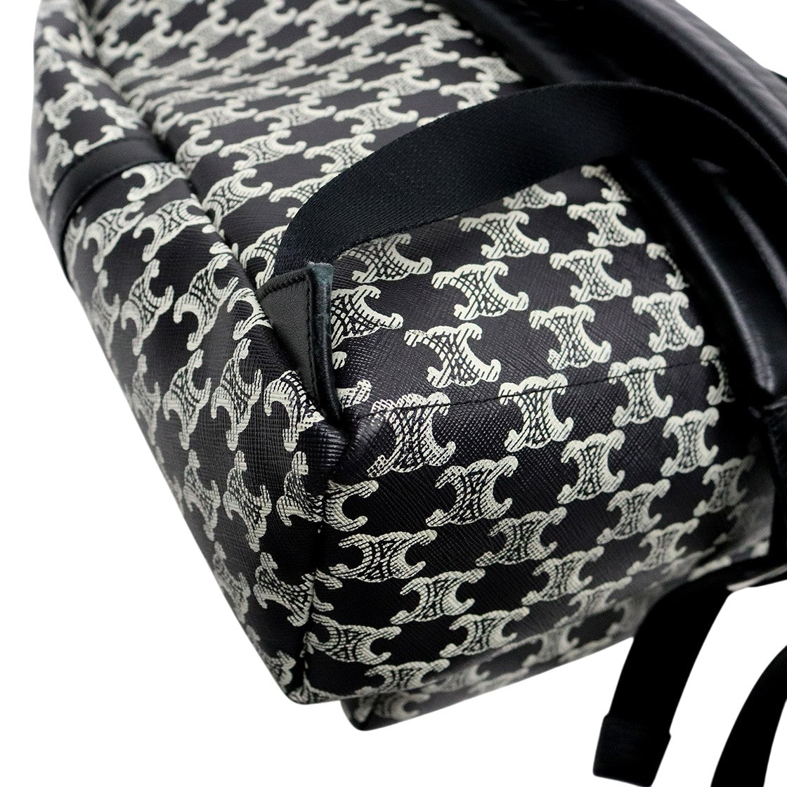 Céline Black Triomphe Canvas Backpack