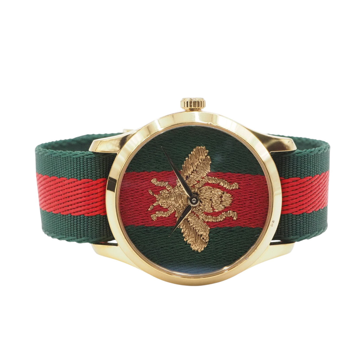 Gucci YA126487 Timeless Quartz NATO Band Watch