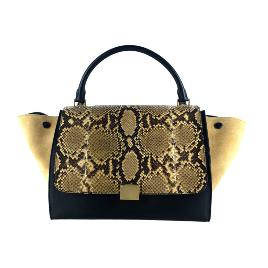Python Trapeze Tote Bag Shoulder Bag
