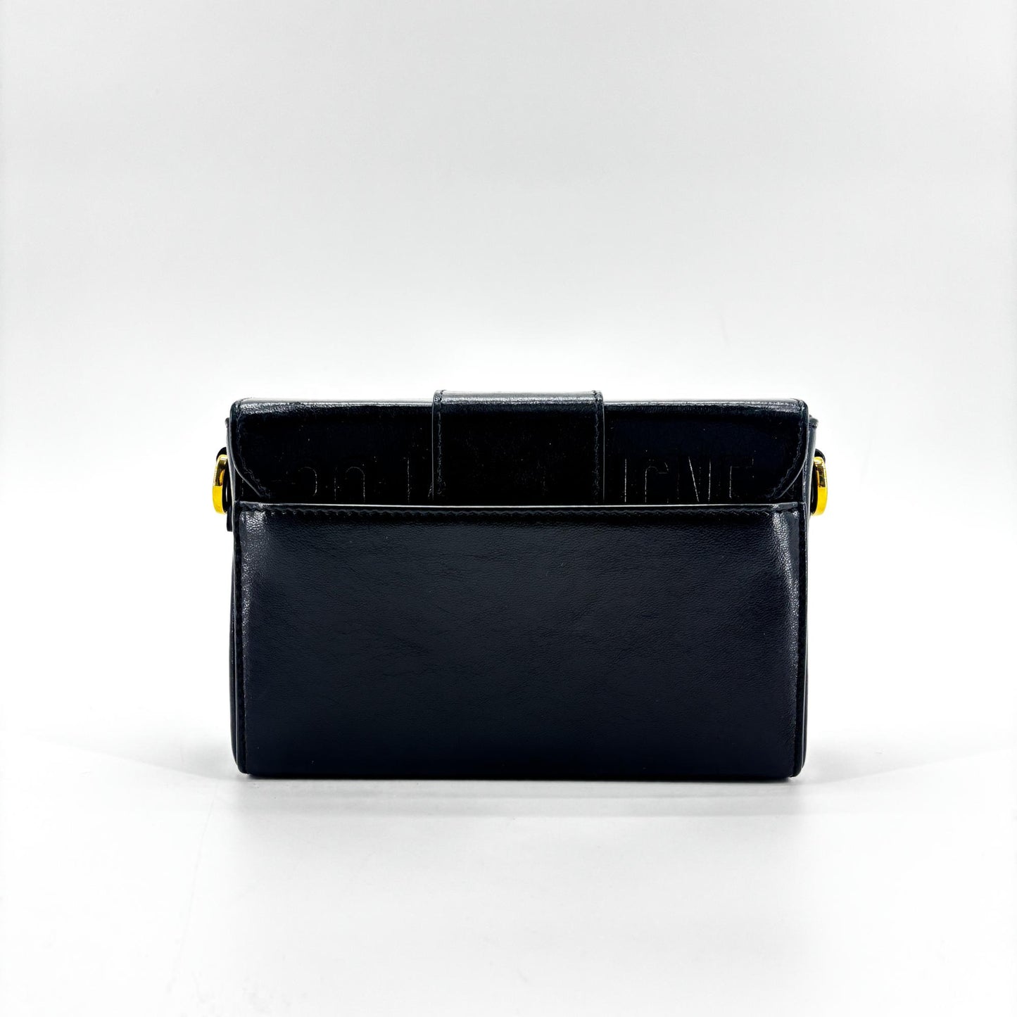 Dior 30 Montaigne Box Bag Black with Gold Hardware