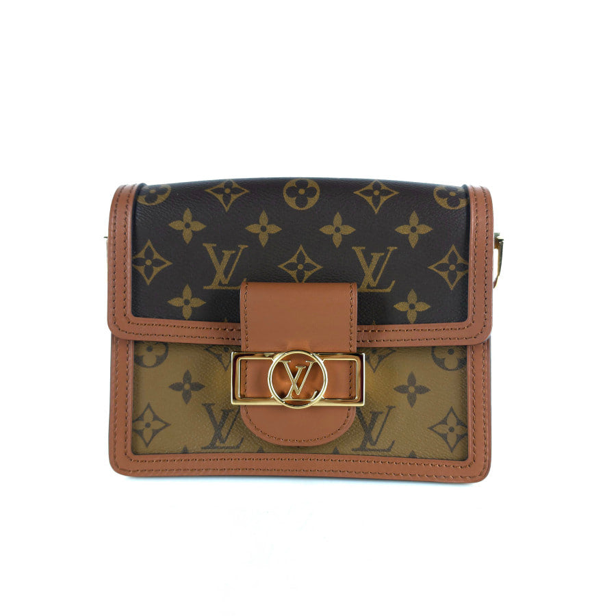 Mini Reverse Monogram Dauphine Shoulder Bag Crossbody Bag M45959
