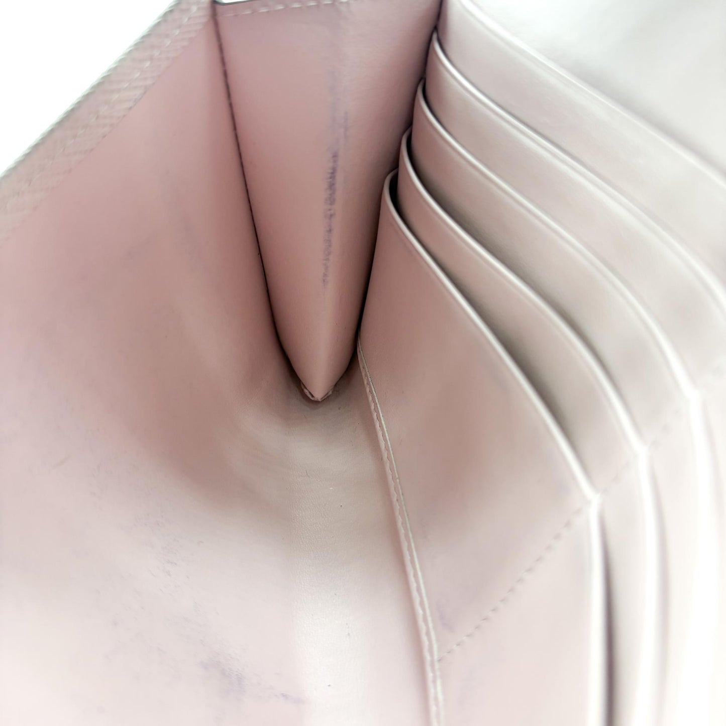 Prada Saffiano Leather Envelope Shoulder Bag Orchid Pink
