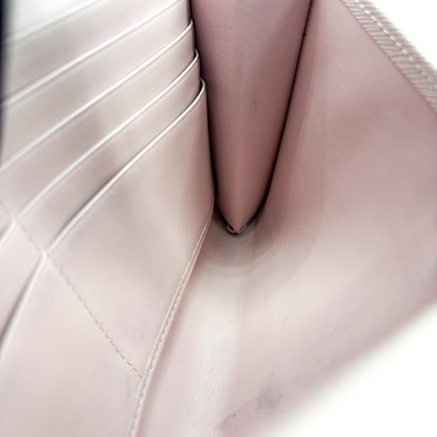 Prada Saffiano Leather Envelope Shoulder Bag Orchid Pink