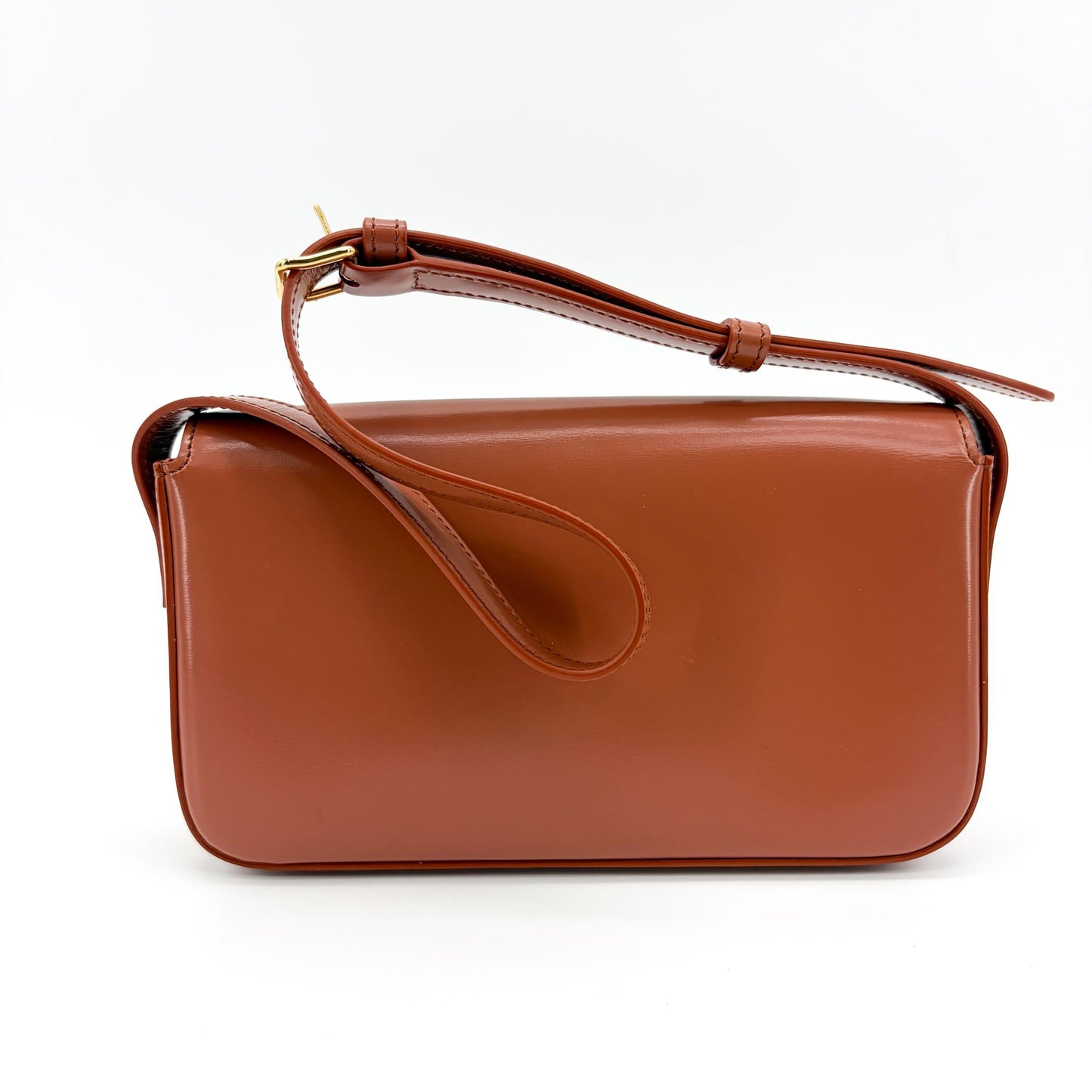 Celine Classic Triomphe Bag Shiny Calfskin Tan