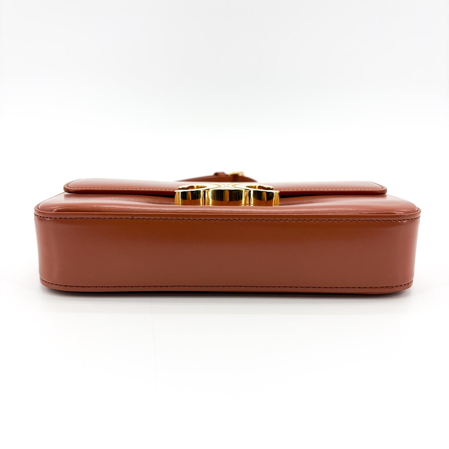 Celine Classic Triomphe Bag Shiny Calfskin Tan