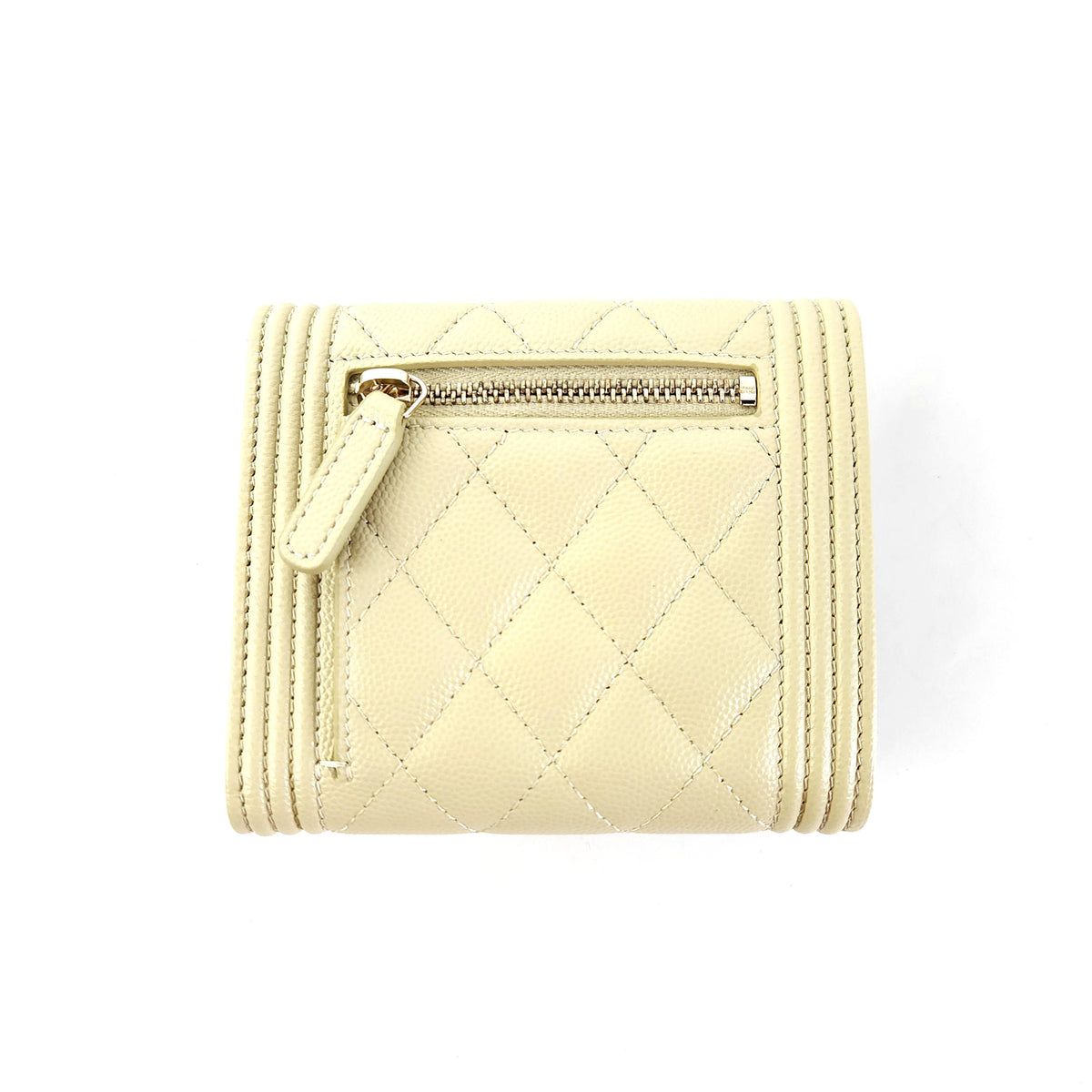 Small Boy Caviar Flap Wallet A80734